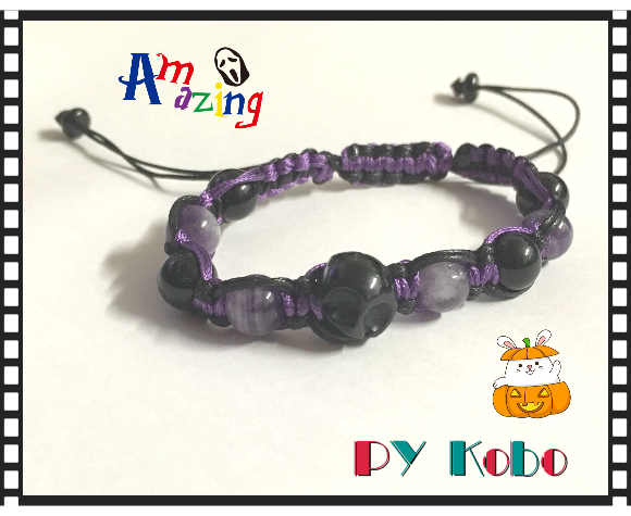 purple bracelet