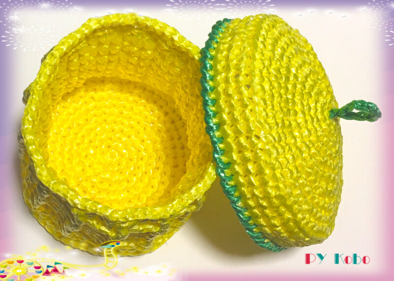 vitamin coloured lemon basket