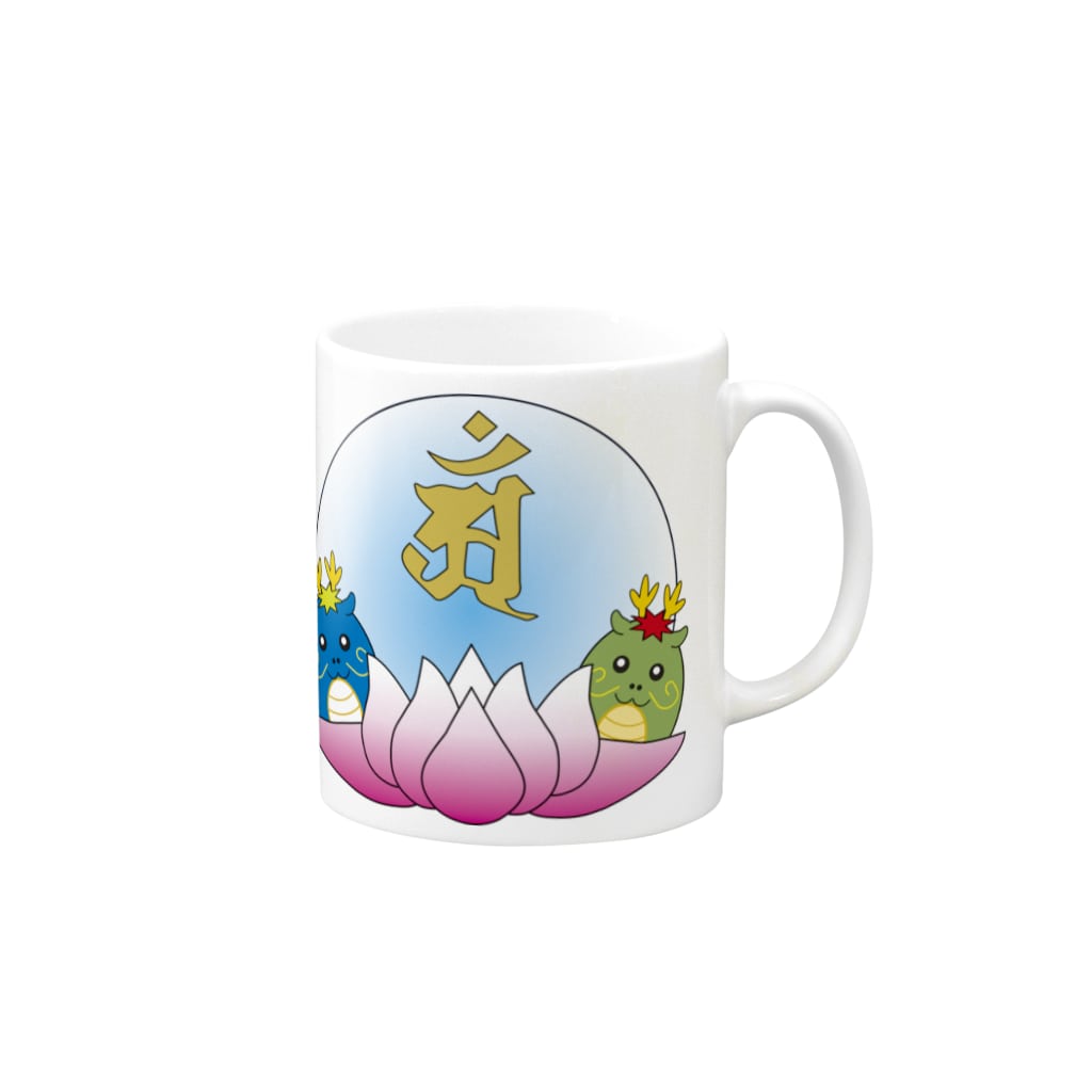 bonji_lotus_dragon_mug