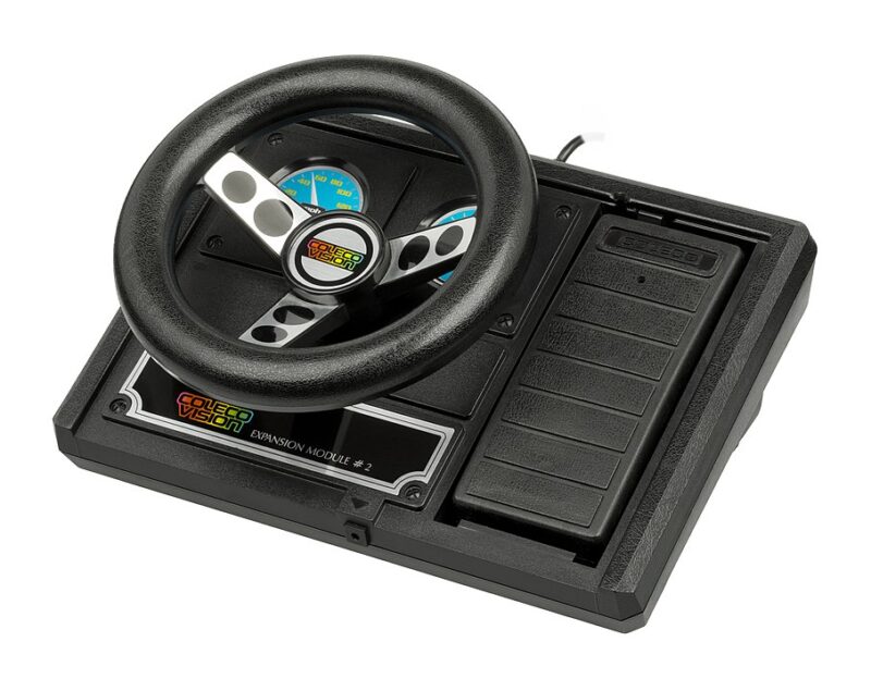 ColecoVision Expansion Module 2 Steering Wheel and Pedal.