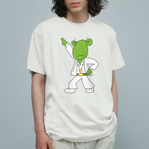 discofrogbert-オーガニックコットンTシャツ2